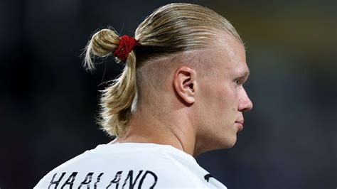 New look for Erling Haaland! Man City goal machine goes back to ...