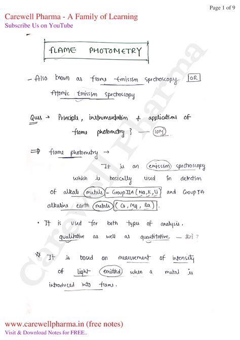 Flame Photometry - fLAME PHOTOMETRY Also Enoum a ftamu fmjss1m ...