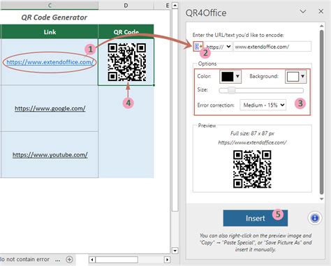 Image result for How to Create QR Code in Excel
