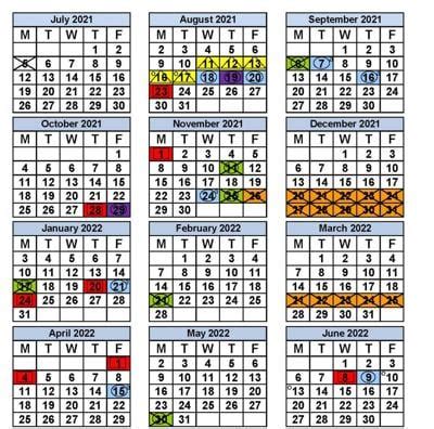 Miami-Dade County Public Schools 2021-22 Calendar | Education ...