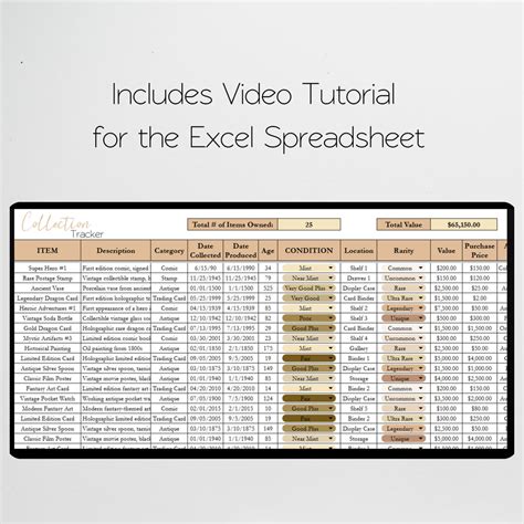 Collection Spreadsheet 的图像结果