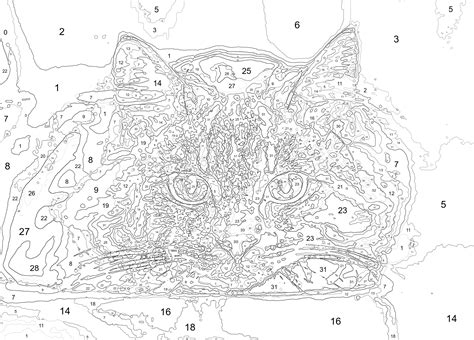 Animal Printable Paint By Numbers