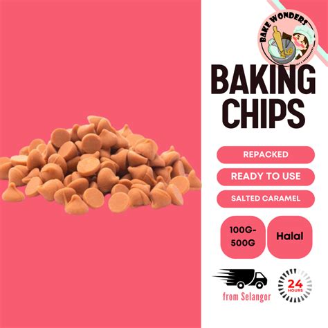 Salted Caramel Chip/ Salted Caramel/ Baking Chips/ Caramel Chips ...