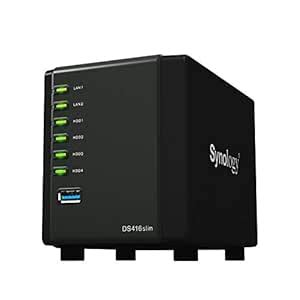 Synology 4 bay NAS DiskStation DS416slim (Diskless) : Amazon.in ...