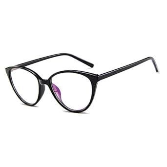 Buy iCaptainAB Cat Eyeglass Frames for Women Vintage 80s Inspired Non ...