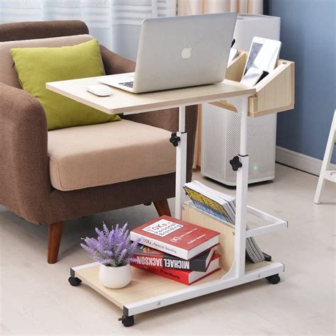 Buy SogesPower Side Table Height Adjustable Laptop Computer Stand ...