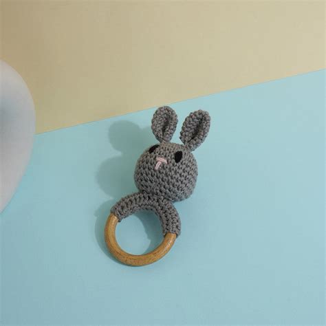 CROCHET RATTLE - Rabbit – BoxUp Luxury Gifting