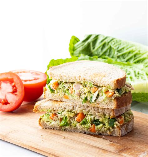 Tuna Fish Sandwich With Avocado