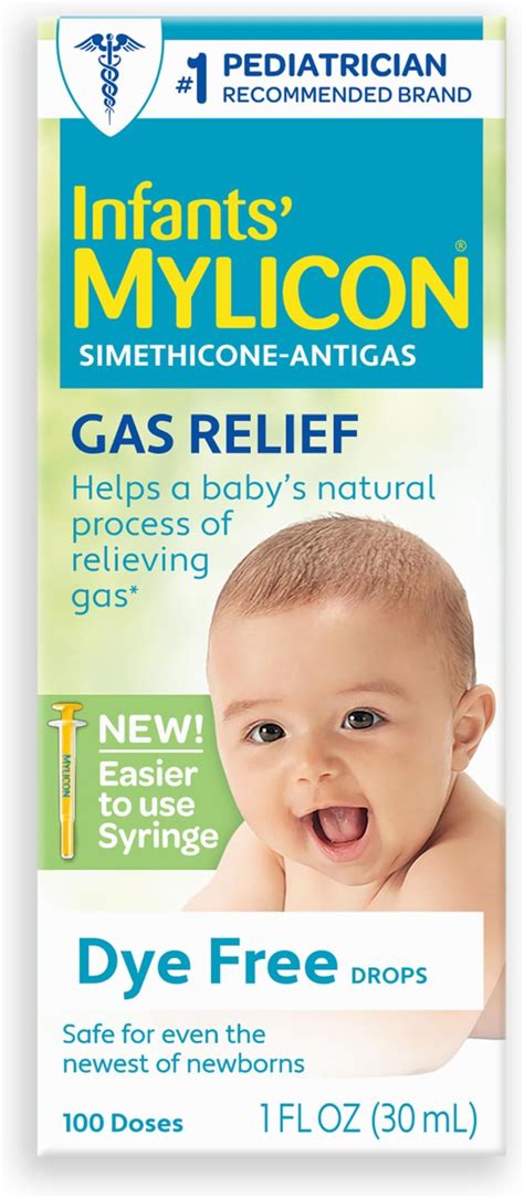 Amazon.com: MYLICON Gas Relief Drops for Infants and Babies, Dye Free ...