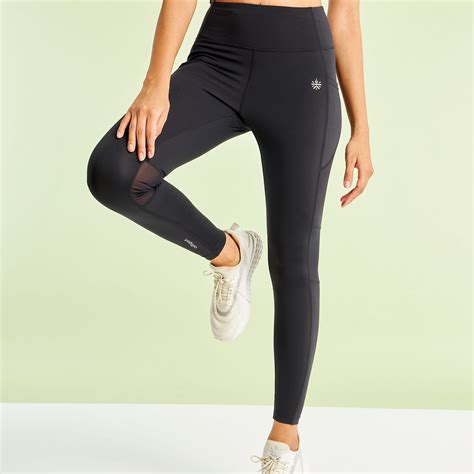 Mesh Panel Solid Leggings with Pocket – Cult Store
