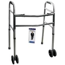 Medline Extra-Wide Two-Button Walker | Walgreens