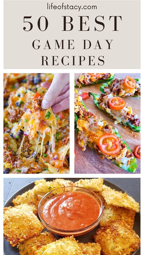 Game day recipes diy – Artofit
