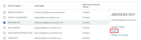 Enable per-user Microsoft multifactor authentication - Diadem ...