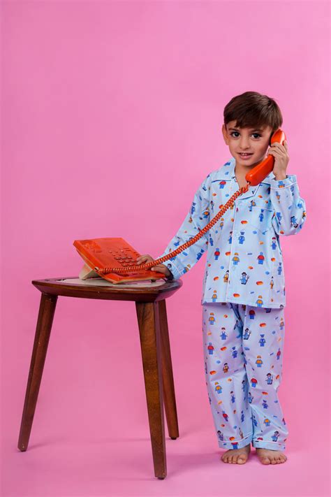 Lego Print Night Suit – Hugs N Snugs