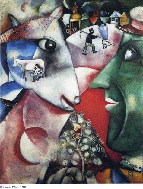 I and the Village - Marc Chagall - WikiArt.org - encyclopedia of visual ...
