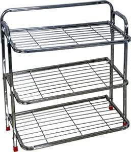 CORPORATE OVERSEAS SEE MORE DO MORE Aquirios 3 Rack Steel Shoe Rack ...