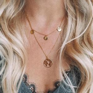 Layered Necklace - Buy Double Chain Necklace Online at Best Prices in ...