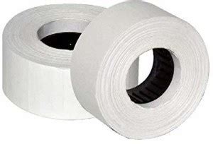 ARFA White Colour Price Label Roll Plain 10 Rolls x 600 Labels. NA ...