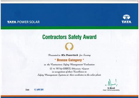 Our awards and achievements | Powertech Engineers