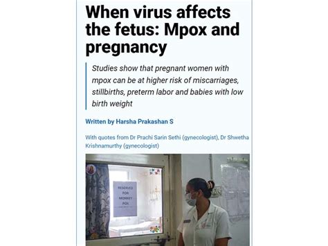 When virus affects the fetus: Mpox and pregnancy - Motherhood Hospitals ...