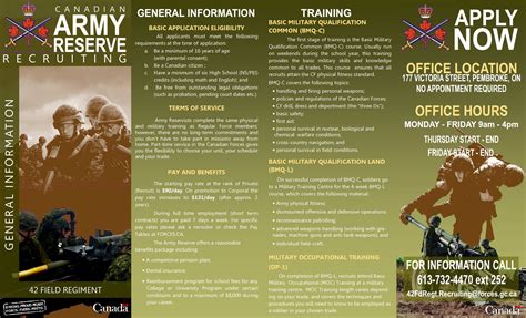 42 FD REGT ARMY RESERVE PAMPHLET 2016.pub - Pembroke Campus