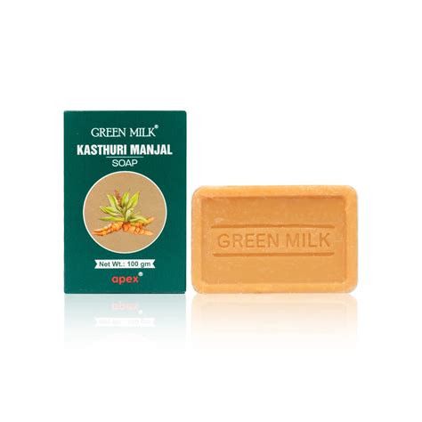 Kasthuri Manjal Soap (Pack of 2) – Green Milk Concepts