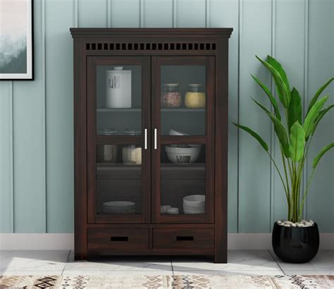 DADDYFURNITURE? Solid Sheesham Wood Multipurpose Kitchen Crockery ...