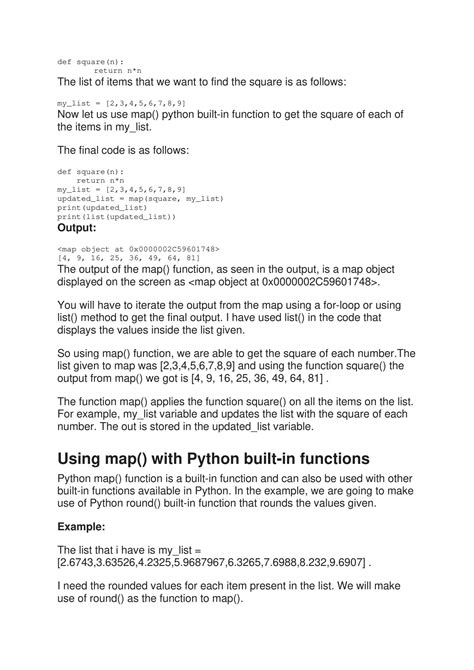 Image result for Python Map Function Example
