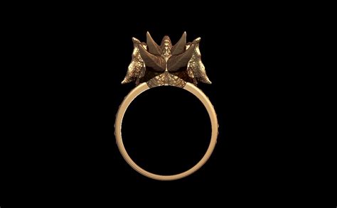 Dragon Design 3D Ring STL File