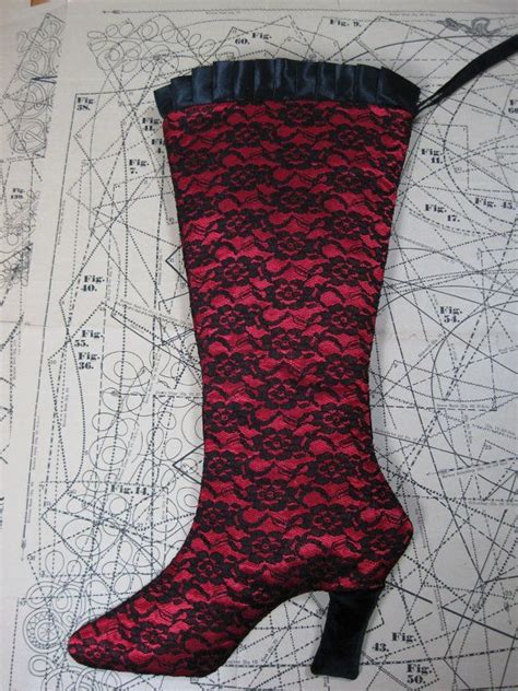 Image result for High Heels Boot Stocking Pattern