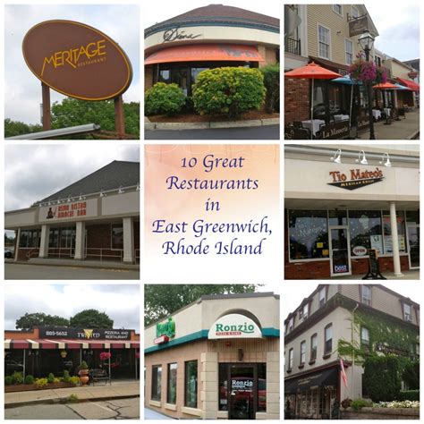 10 Great Restaurants in East Greenwich, Rhode Island - Mama Luvs Books