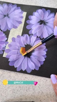 Image result for Acrylic Flower Painting Tutorial