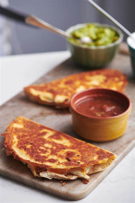 Easy Rotisserie Chicken and Cheese Quesadillas Recipe — The Mom 100