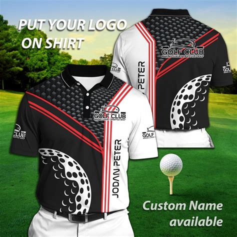 Personalized Golf Polo T-Shirt 3D Polo Shirt A3 - Bluefink