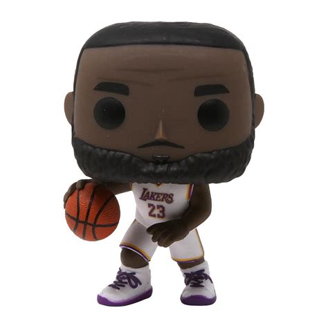 Funko POP Basketball NBA LA Lakers Lebron James White Uniform white
