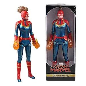 Buy MarvelTitan Series Captain Marvel with Mohawk 30 CM Flames Edition ...
