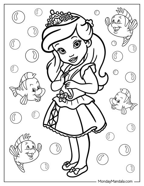 36 Disney Princess Coloring Pages (Free PDF Printables) - Worksheets ...