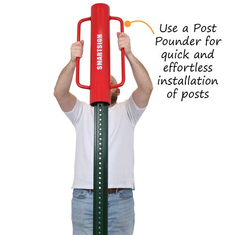 Outdoor Metal Sign Posts U Channel Sign Posts: Durable & Easy Sign