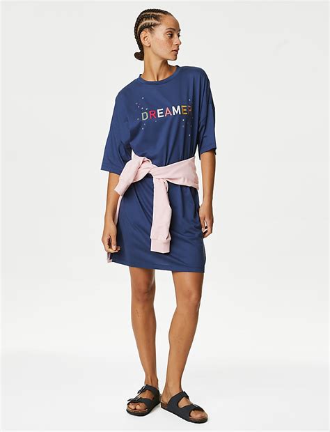 Buy Dreamer Slogan Nightdress at Marks & Spencer
