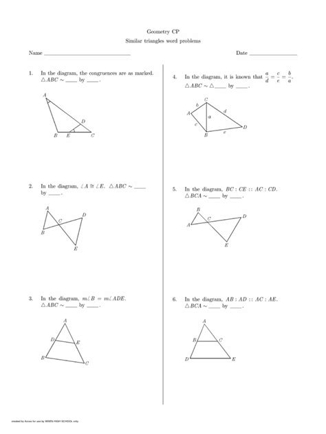 Word Problems for Triangles 的图像结果