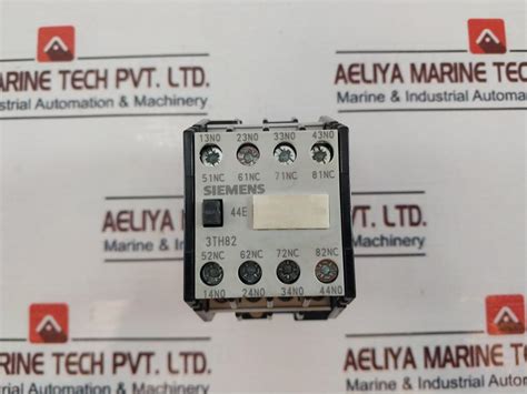 Siemens 3Th82 44-0X Contactor Relay 16A 660V – Aeliya Marine Tech