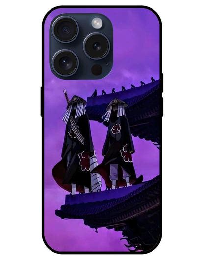 Akatsuki Naruto Glossy Glass Back Cover – Covers Buy