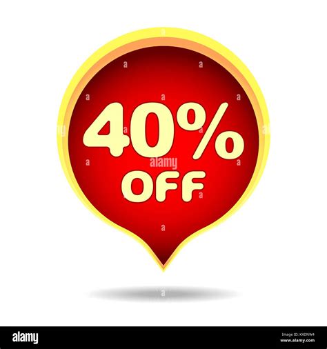 Price Tag 40 Percent Off Stock Photos & Price Tag 40 Percent Off Stock ...