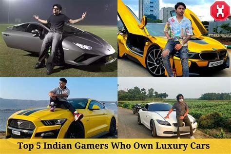 Top 5 Indian Gamers Who Own Luxury Cars