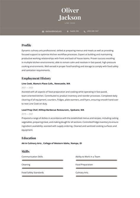 Rezultat imagine pentru Line Cook