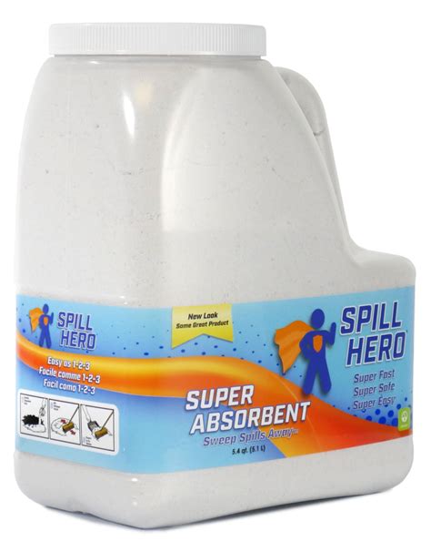 Amazon.com: Xsorb Spill Hero Universal Super Spill Clean Up Bottle (1) : Industrial & Scientific