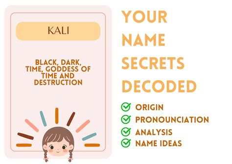 Kali - Hindu Girl Name Meaning and Pronunciation