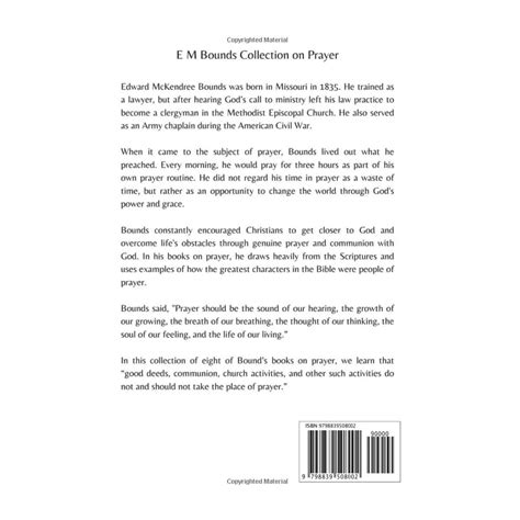 Buy E M Bounds Collection on Prayer: The Essentials of Prayer, The ...