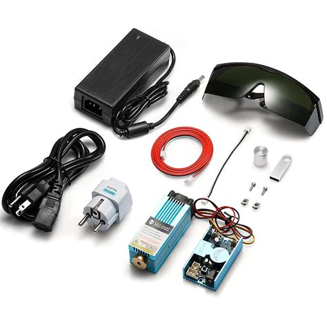 SainSmart 455nm Blue-Violet Light Fixed Focus Laser Module Kit for ...