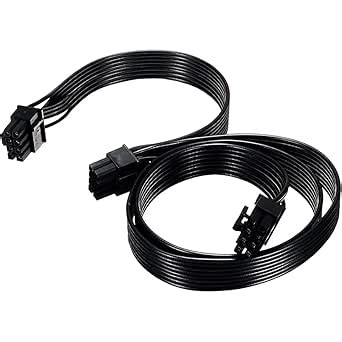 8 Pin Male to Male Dual PCIe 2X 8 Pin (6+2) PCIE Cable for Corsair ...
